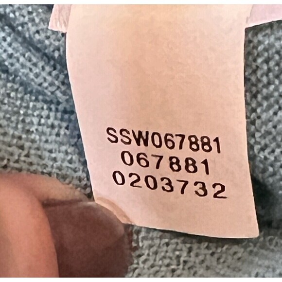 J. Jill Merino Wool V-Neck Sweater Sky Blue Soft Pastel Rolled Neck Women Size M - Picture 11 of 11